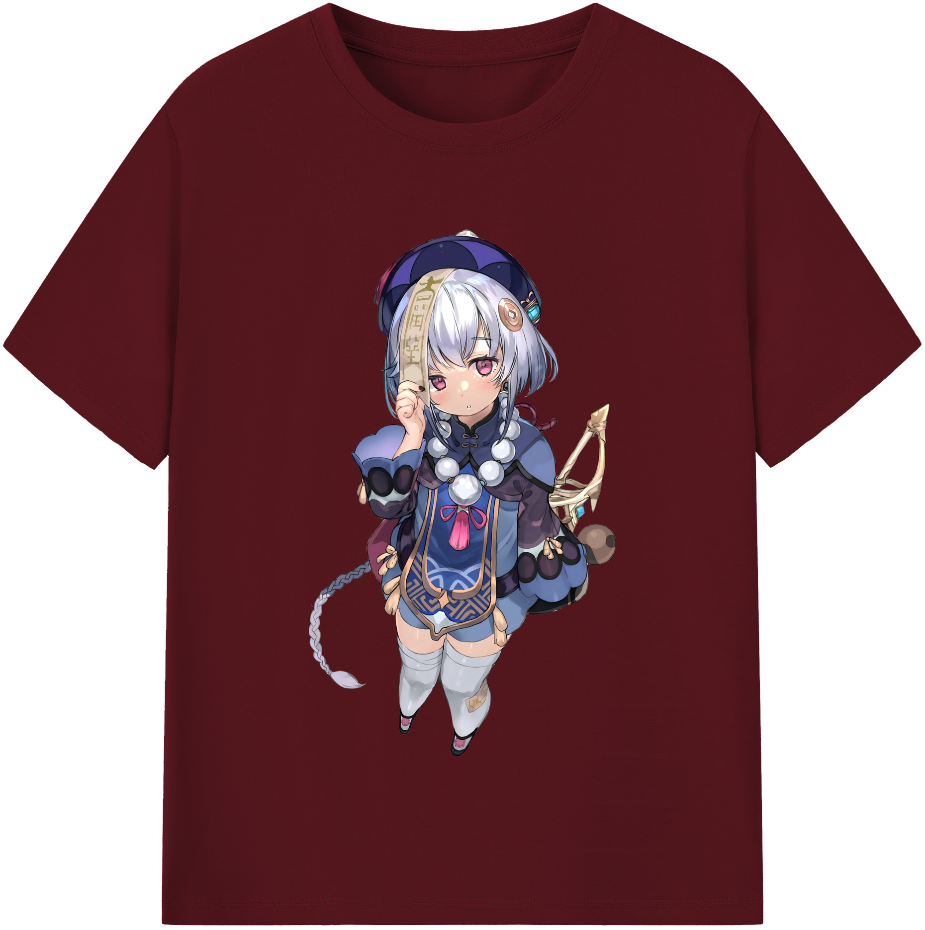 げんし神 七七 なな  genshin Nana 綿100％半袖Tシャツ（フロントプリント）